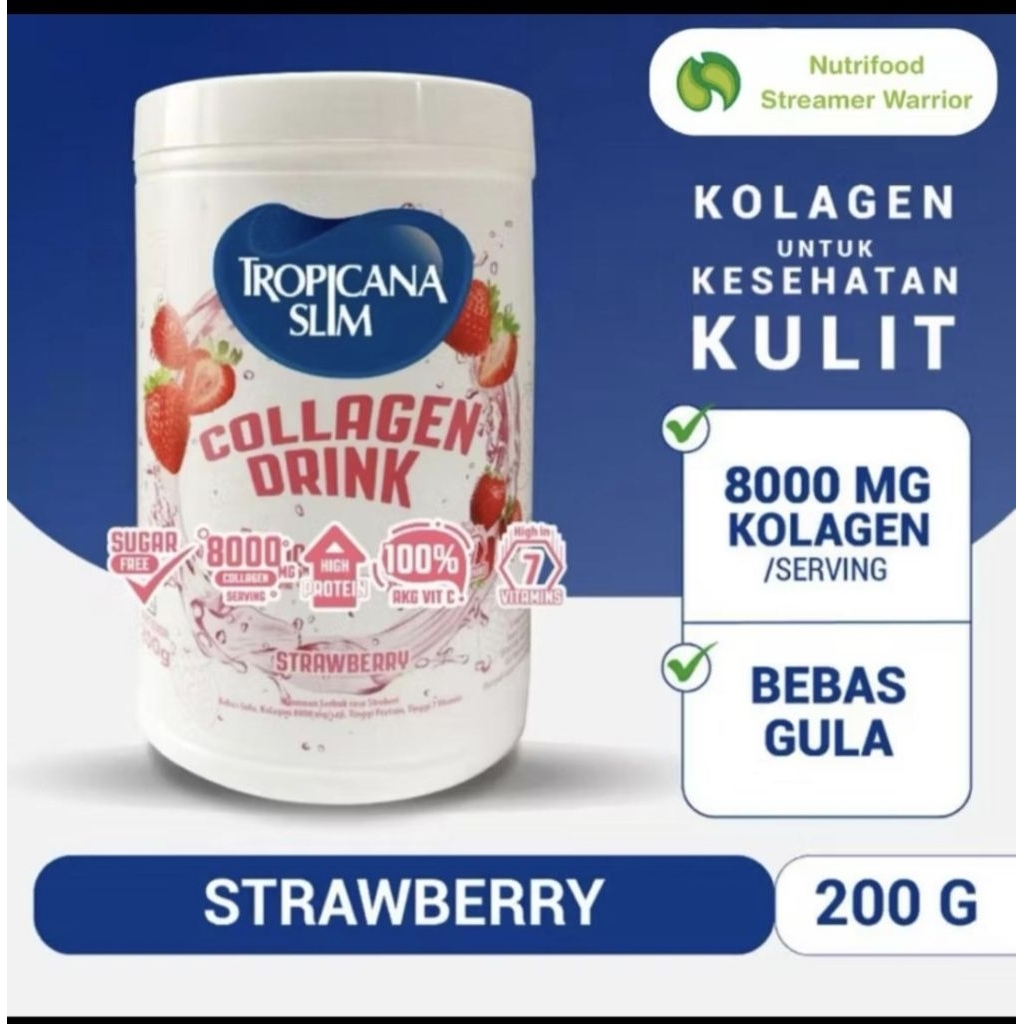 

Tropicana Slim Collagen 8000mg/ serving berat 200 g