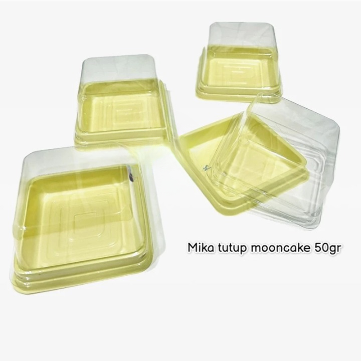 

Mika Tray + Tutup Khusus Mooncake 50gram Size S Mika Cake Festival Kue Bulan Chinesse Festival Mooncake