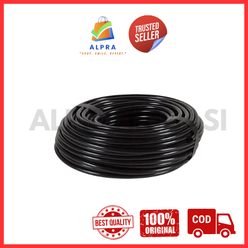 Selang PU 6mmx4mm Polyurethane 6mm x 4mm Selang PU 6mm x 4mm Hitam per meter