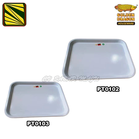 Golden Dragon Nampan Melamin / Nampan Kotak PT0102, PT0103