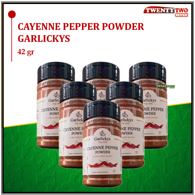 

[doz]|6X Garlickys Cayenne Pepper / Cabe Rawit Bubuk 42 gr