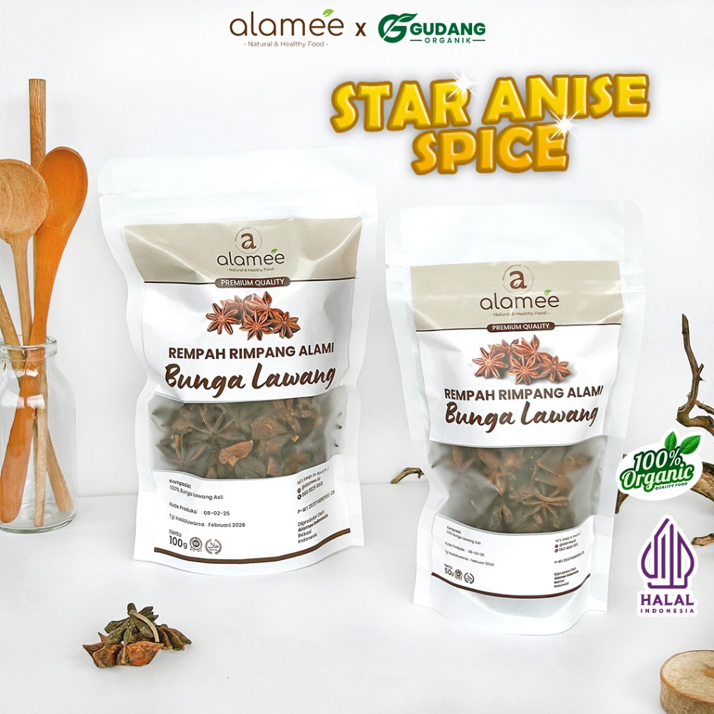

alamee rempah bunga lawang aromatik khas bintang lawang pilihan rempah hangat untuk masakan herbal