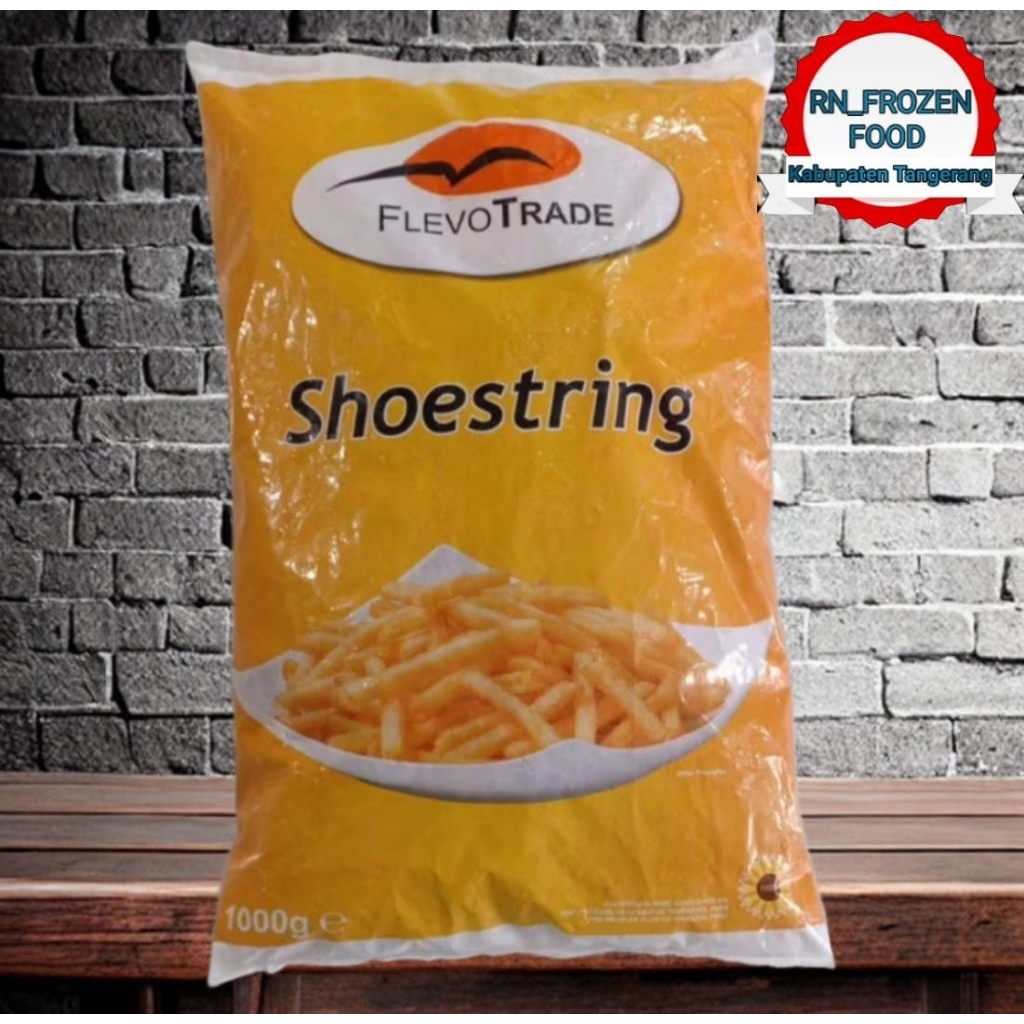 

FLEVOTRADE Kentang Goreng SHOESTRING 1kg Import BELGIA