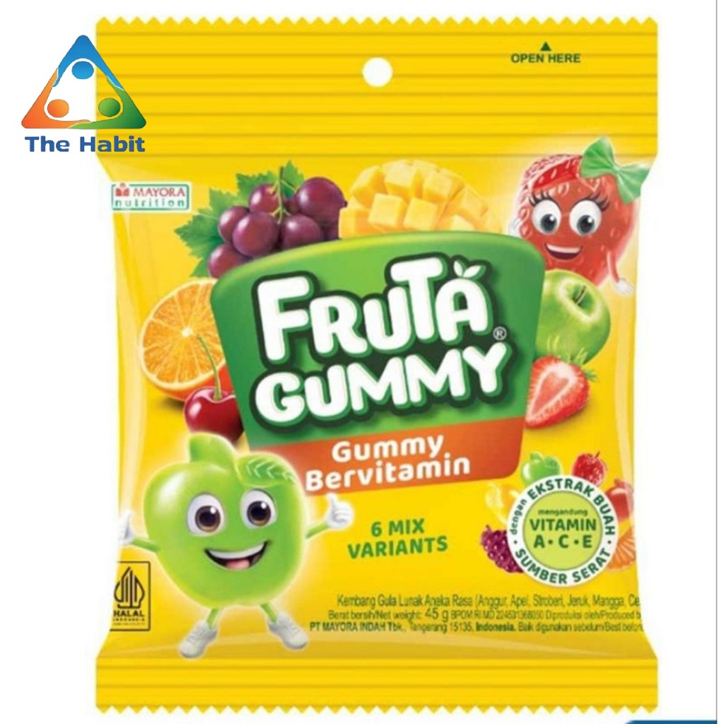 

(The Habit) Fruta Gummy Candy, @45gr