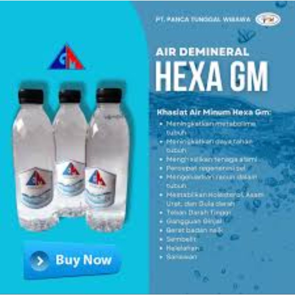 

Air terapi Air mengandung bio energi HEXA GM