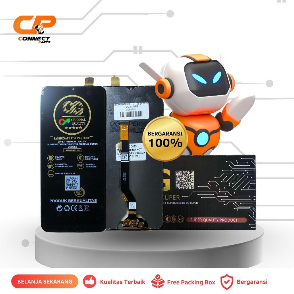 (LCD) INFINIX HOT 11 (X662)  (LCD) INFINIX