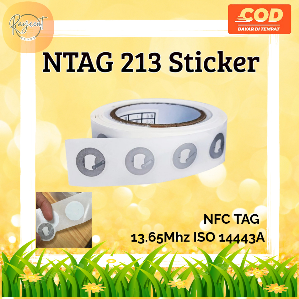 NTAG213 Universal NFC Tag 13.56Mhz ISO14443A NTag 213 Sticker Label RF Auto NTAG