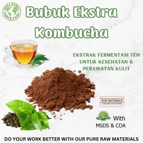 

50g Kombucha Extract Powder / Bubuk Ekstra Kombucha Manfaat Kesehatan dan Perawatan Kulit Food Grade