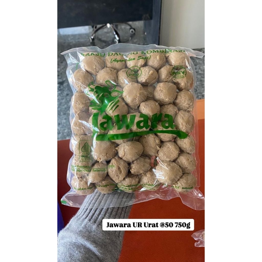 

Jawara Bakso UR Urat isi 50 750g Frozen food cik ntik Jambi cemilan jajanan seblak korea jepang