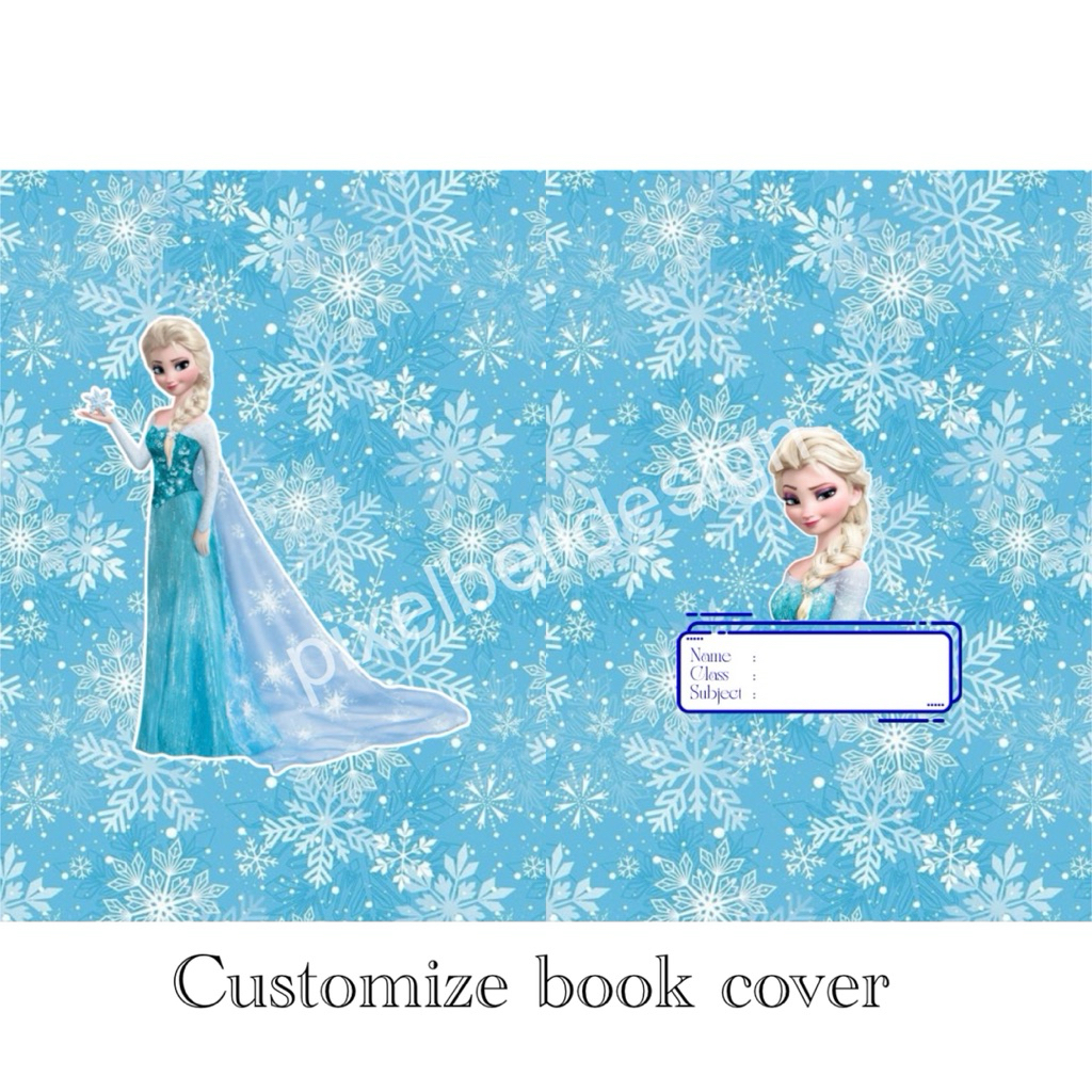

Desain Buku Frozen (Elsa Version) Size A4 25 Lines Bebas Custom