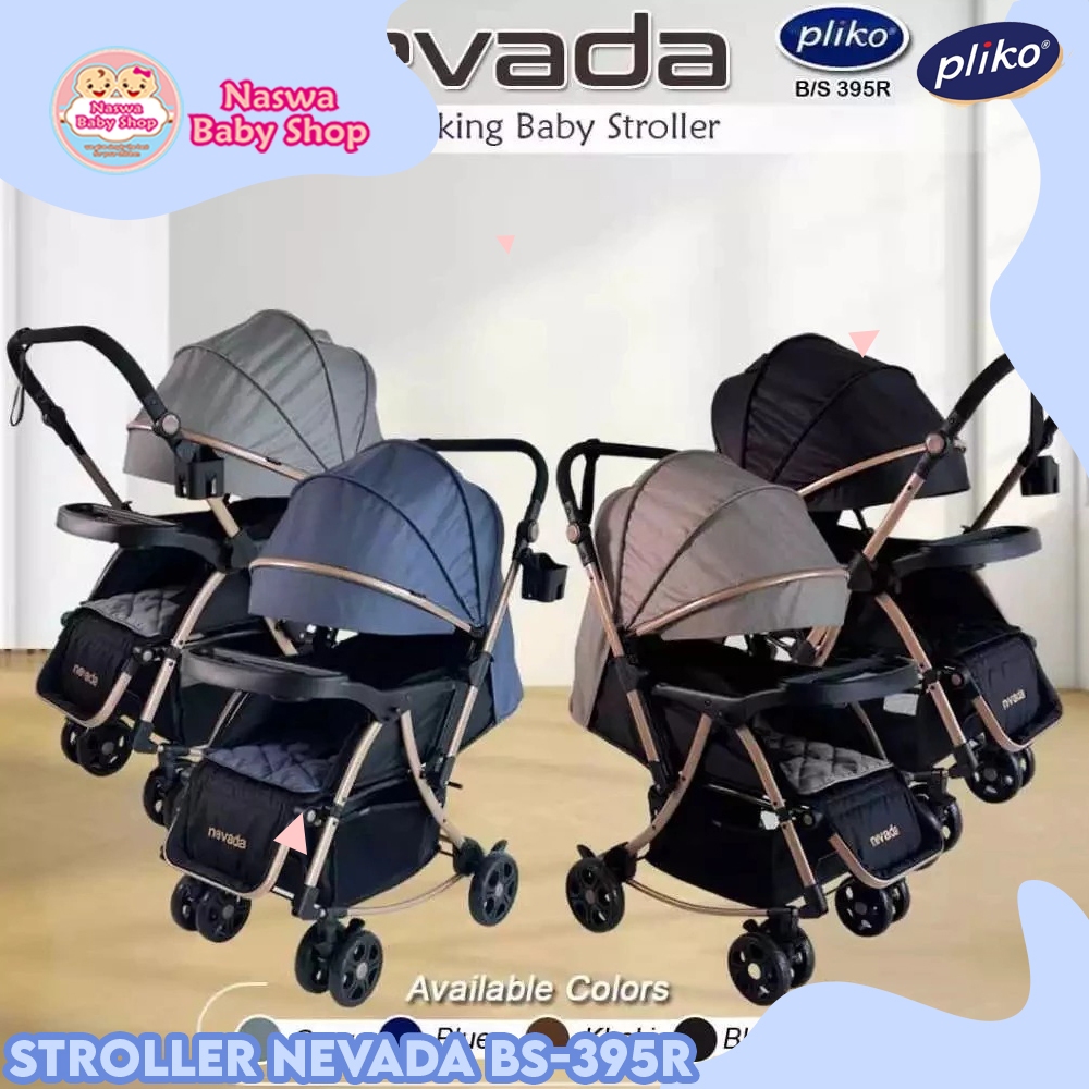 Pliko Nevada Rocking Baby Stroller Kereta Dorong Bayi BS-395R