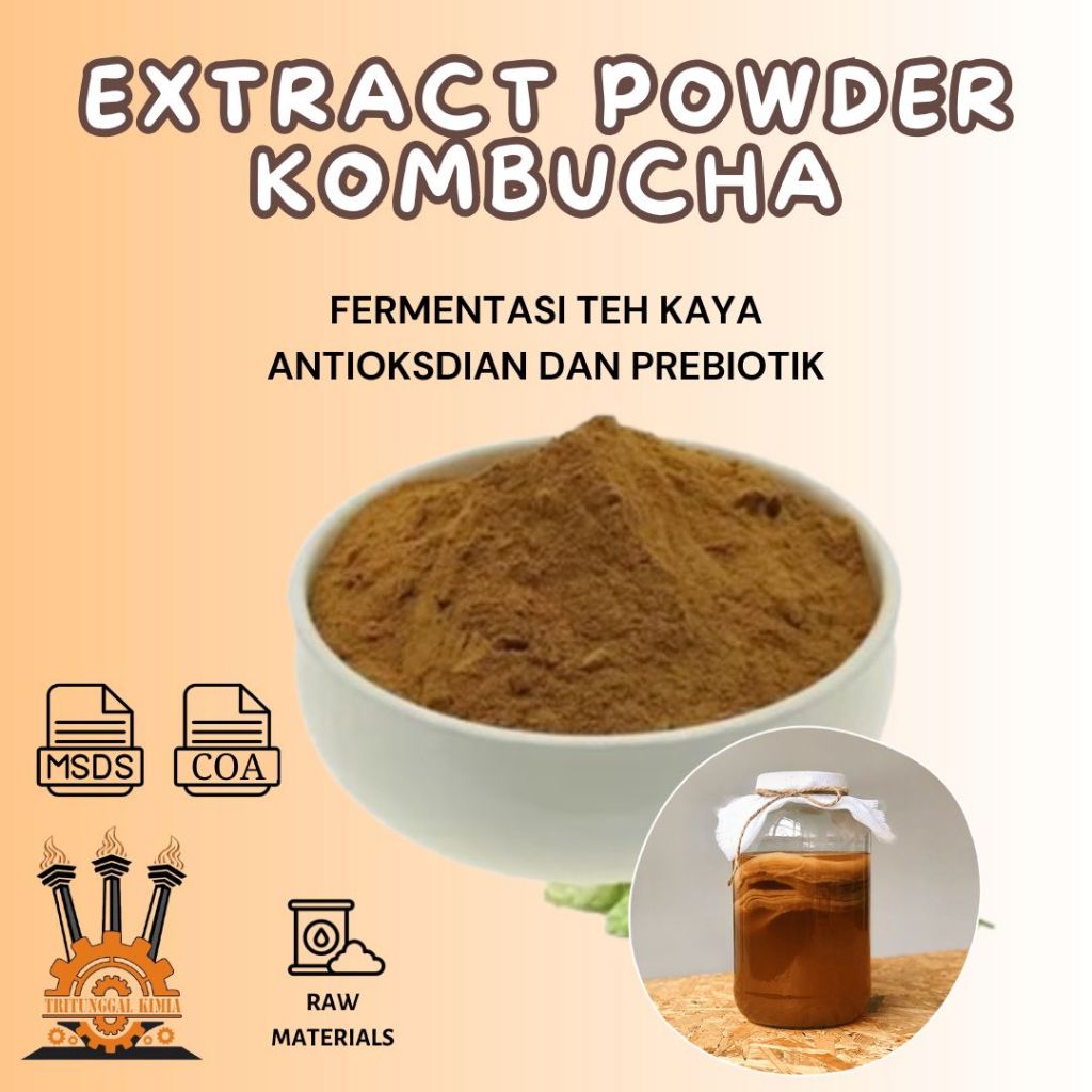 

Serbuk Kombucha Extract Powder 50gr / Antioksidan Prebiotik Alami Serbuk Kombucha