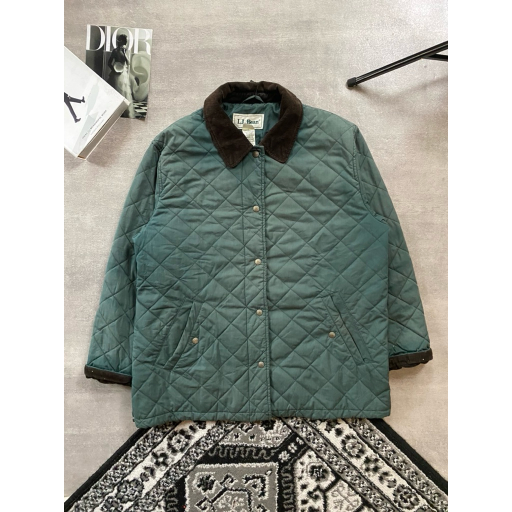 LL Bean chore Jacket army Corduroy (3A-26)