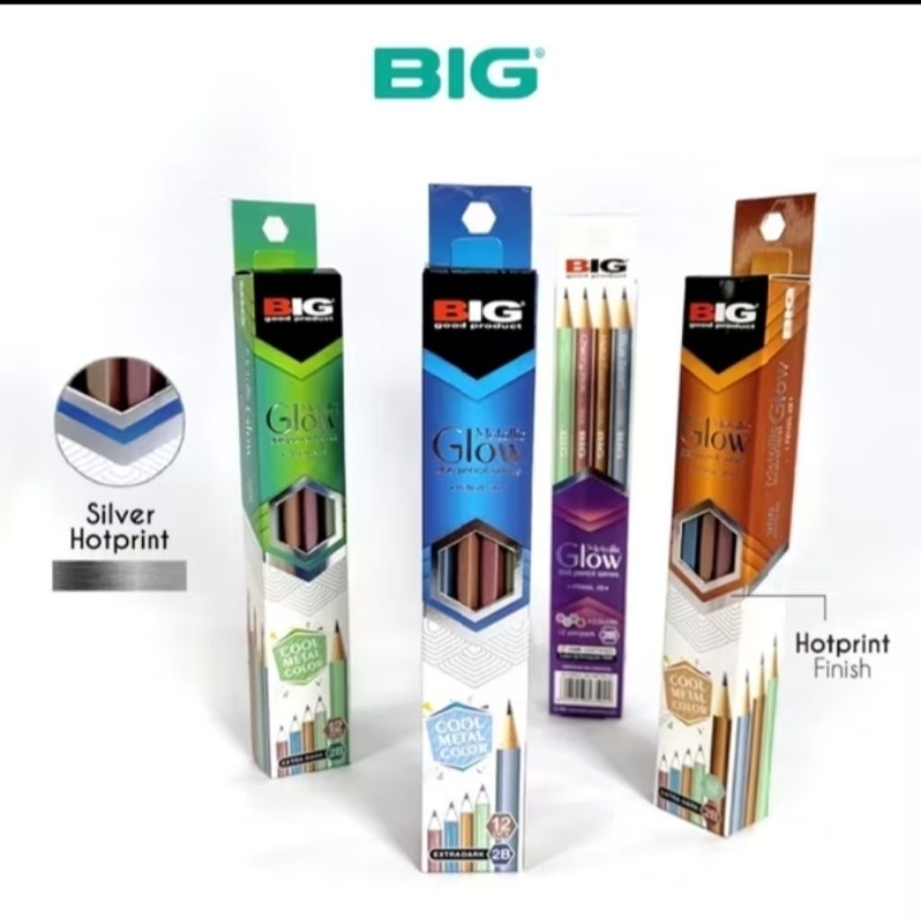 

Pensil BIG 2B Glow 966 Extra Dark Pensil Standarisasi Nasional