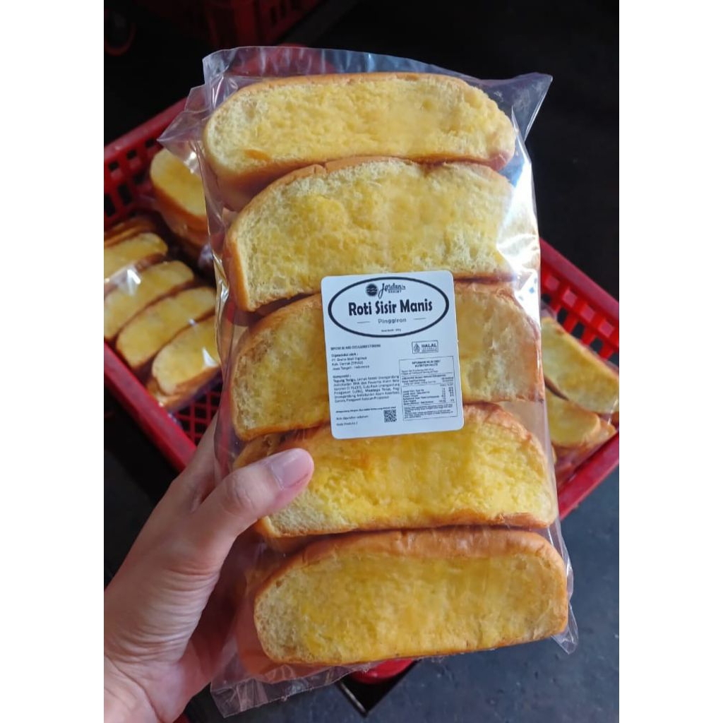 

Roti sisir pinggiran mentega manis isi 20 slice