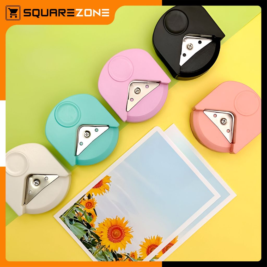 

Pemotong Kertas Paper Round Corner Cutter Puncher R4 Pembentuk Sudut Kertas ATK3014