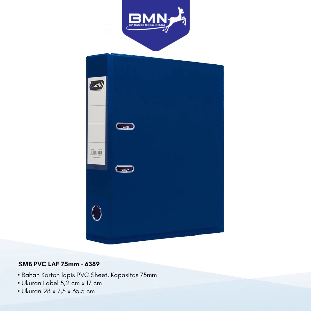 

BAMBI X SMB Ordner Folio JUMBO SIZE 75 mm / PVC Lever Arch File Folio – 6389SMB