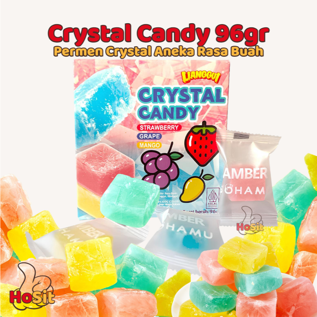 

Crystal Candy 96gr – Permen Jelly Kristal Rasa Buah Manis, Segar & Kenyal
