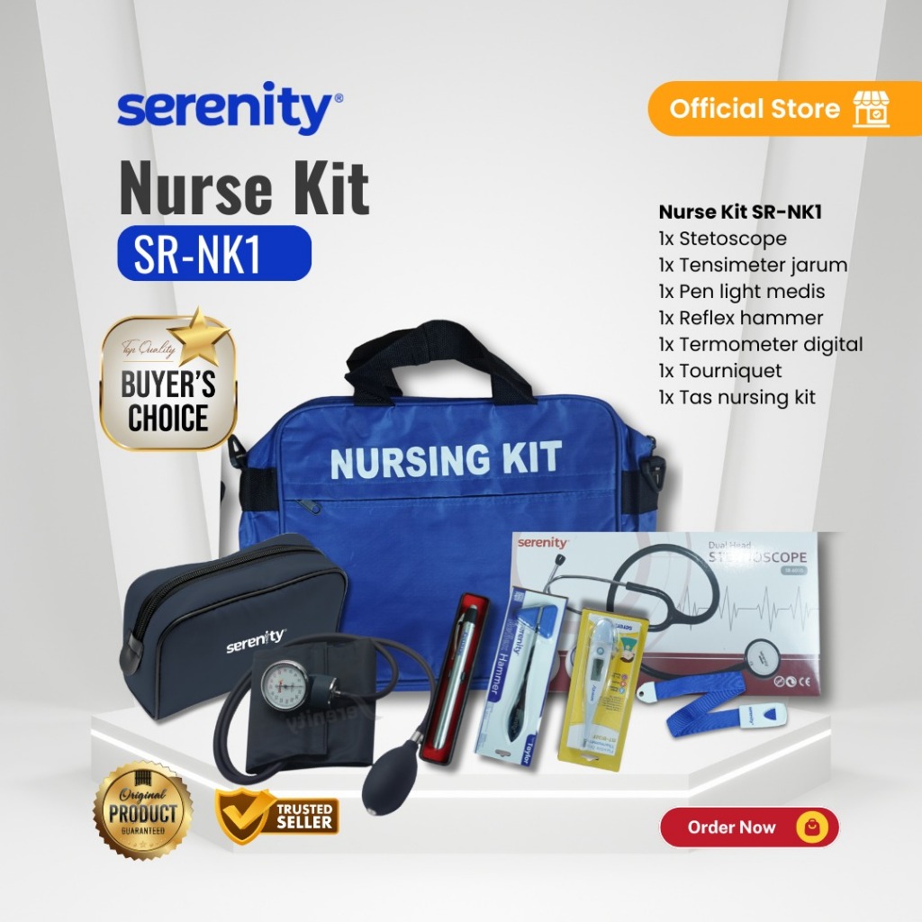 Serenity Nursing Kit SR NK1 | Nursing Kit Lengkap Mahasiswa Kedokteran & Keperawatan