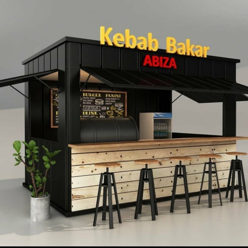 Booth container custom premium