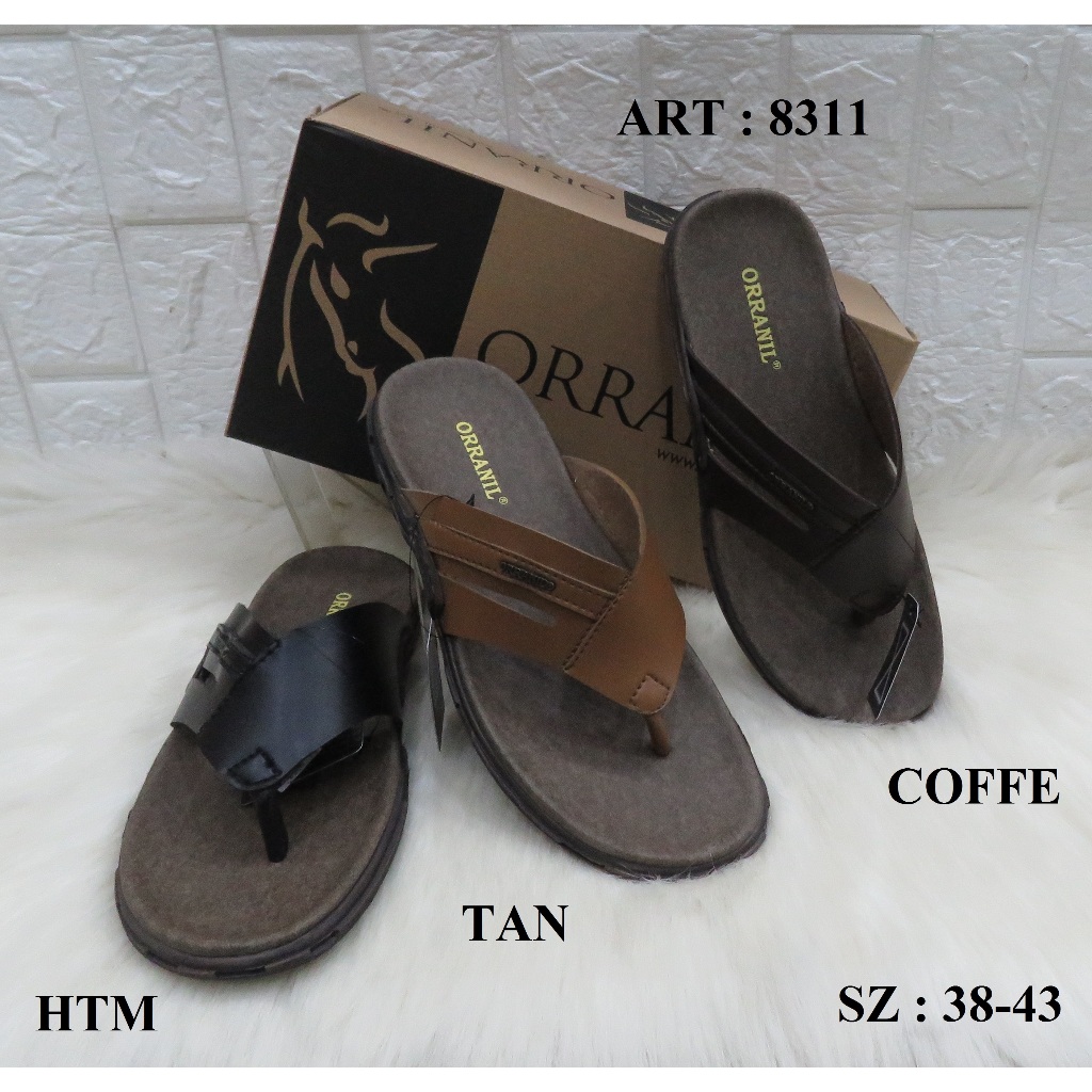 SANDAL PRIA KULIT MEREK ORRANIL ART 8311 PRICE RP 217.000 BRAND ORIGINAL