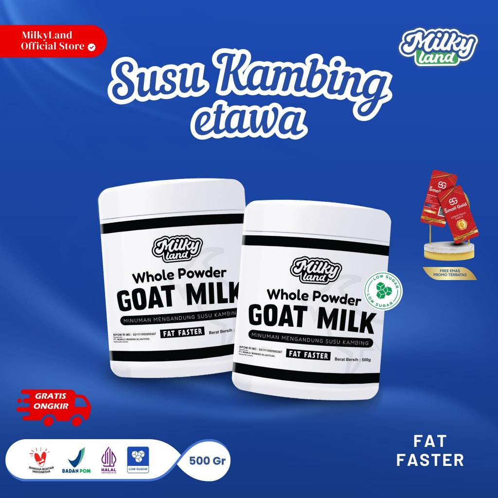 

Susu Kambing Etawa Penambah Berat Badan Ideal 500gr BPOM - Milkyland
