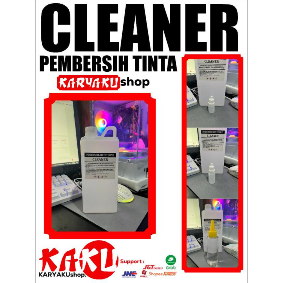 

CLEANER Pembersih Karet Stempel /5ml / 10ml / 100ml