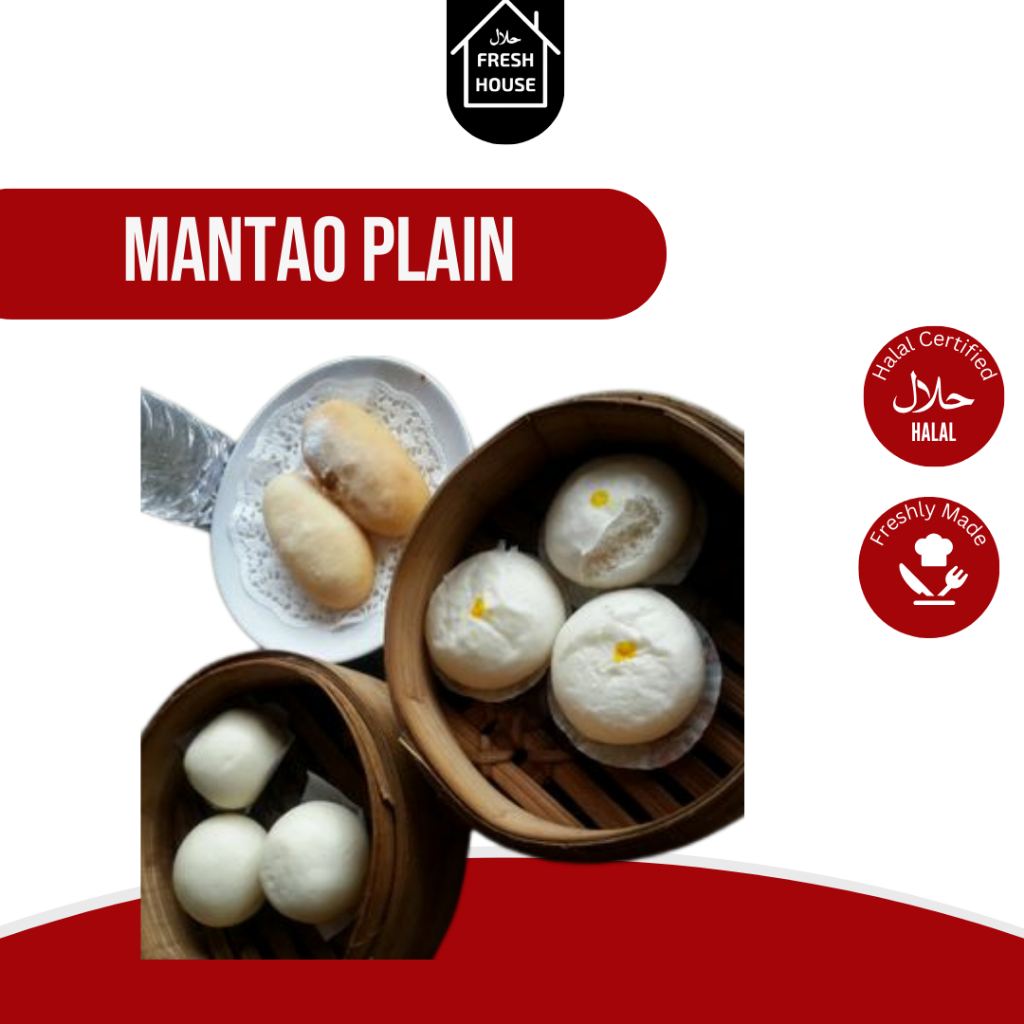 

BAKPAO KUKUS PLAIN FROZEN / WEIWANG MANTAU PLAIN