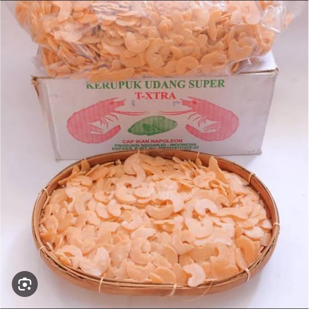 

kerupuk udang mentah