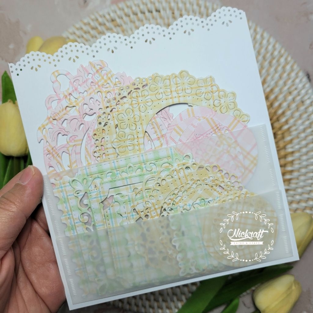 

DIE CUT KERTAS FRAME MIX OVAL CIRCLE SQUARE #6