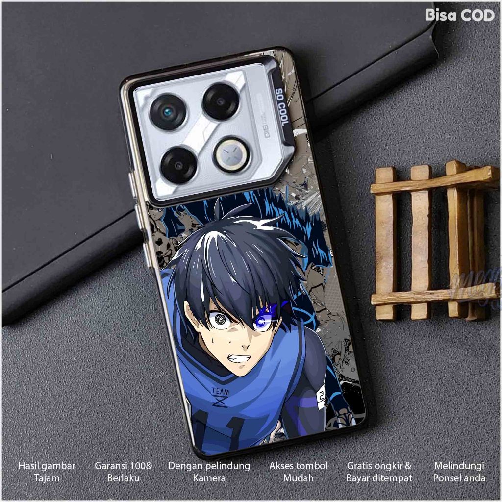 Case INFINIX GT 10 PRO / INFINIX GT 20 PRO - Premium Matte Hard Case Handphone Motif BLUE LOCK TY - 