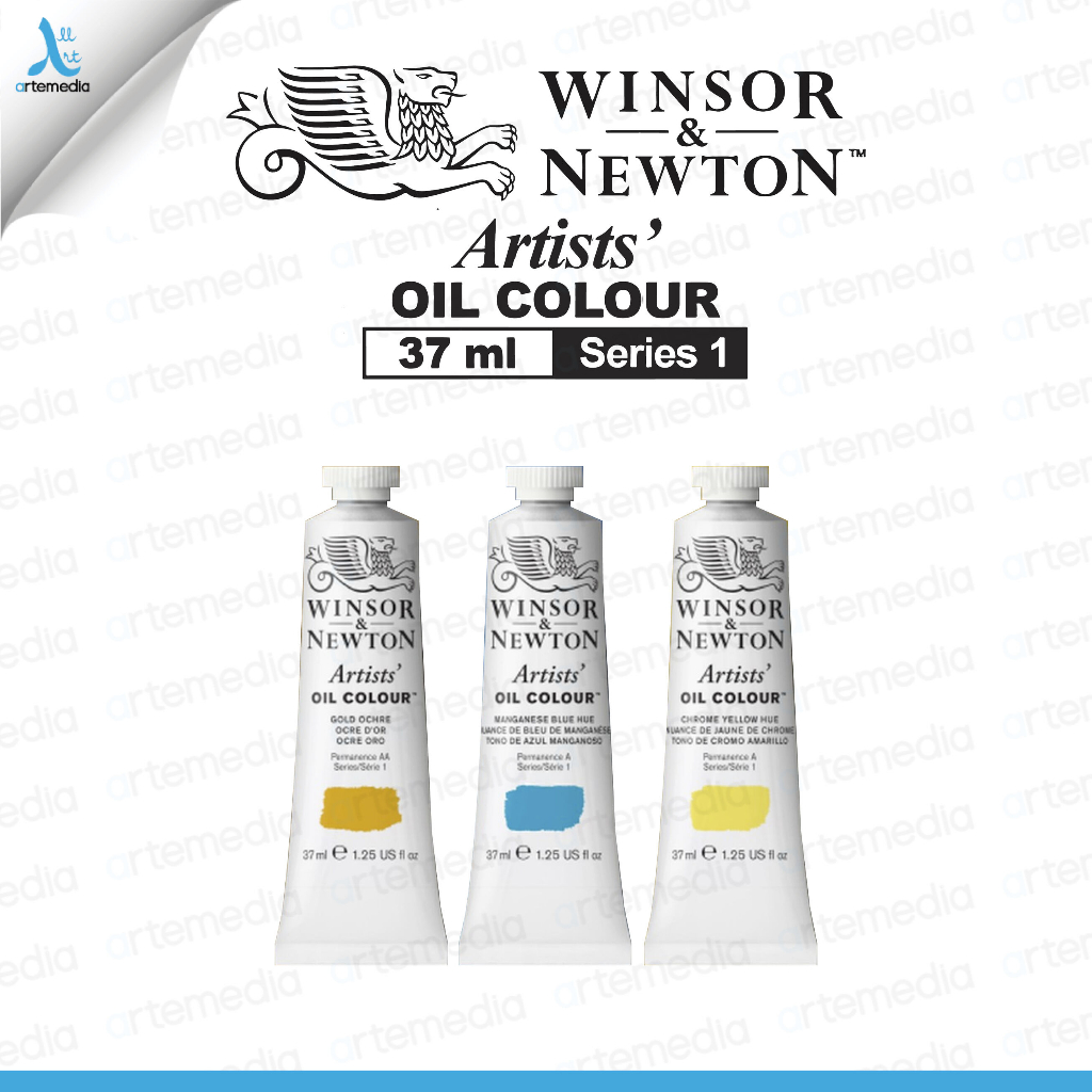 

Winsor & Newton Artists Oil Colour 37ml Series 1 Cat Minyak Artist Grade Premium