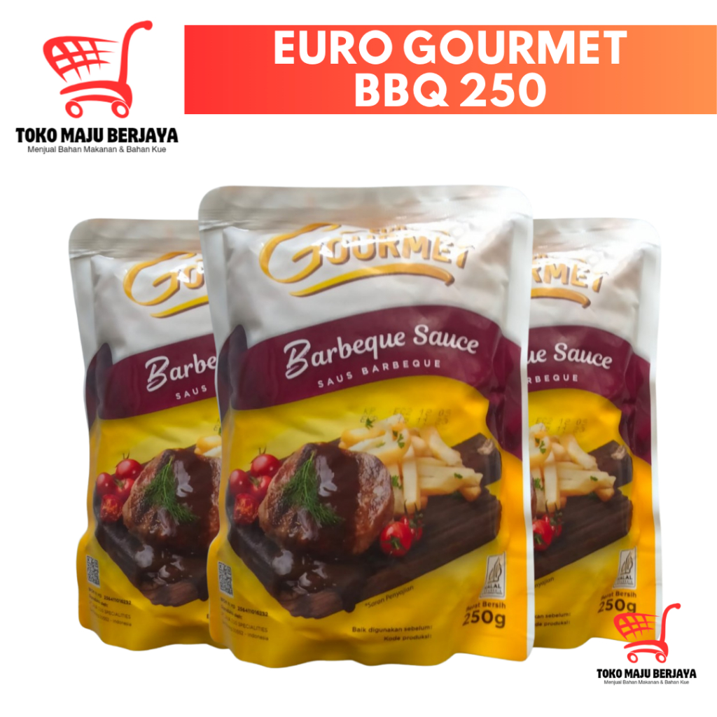 

Euro gourmet Barbeque Sauuce 250 gr bbq sauce