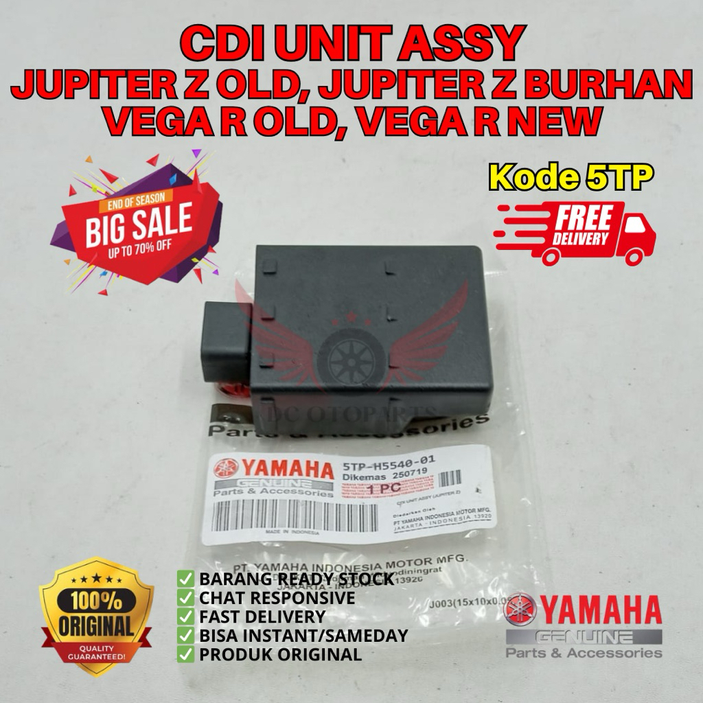 5TP CDI UNIT ASSY JUPITER Z ORIGINAL YAMAHA GENUINE PARTS, CDI ORIGINAL, JUPITER Z, CDI JUPITER Z, C