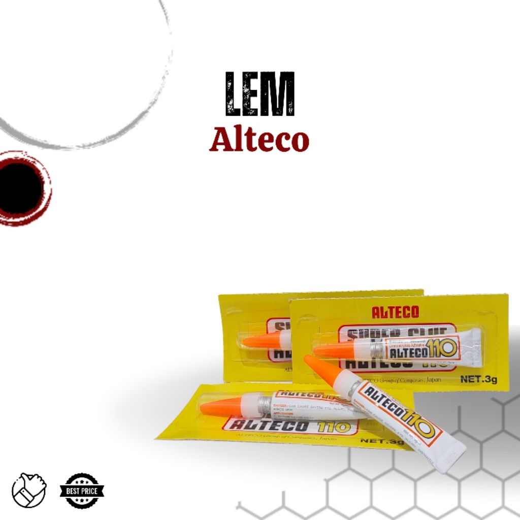 

(6pcs) Lem alteco murah - lem serbaguna - lem alteco