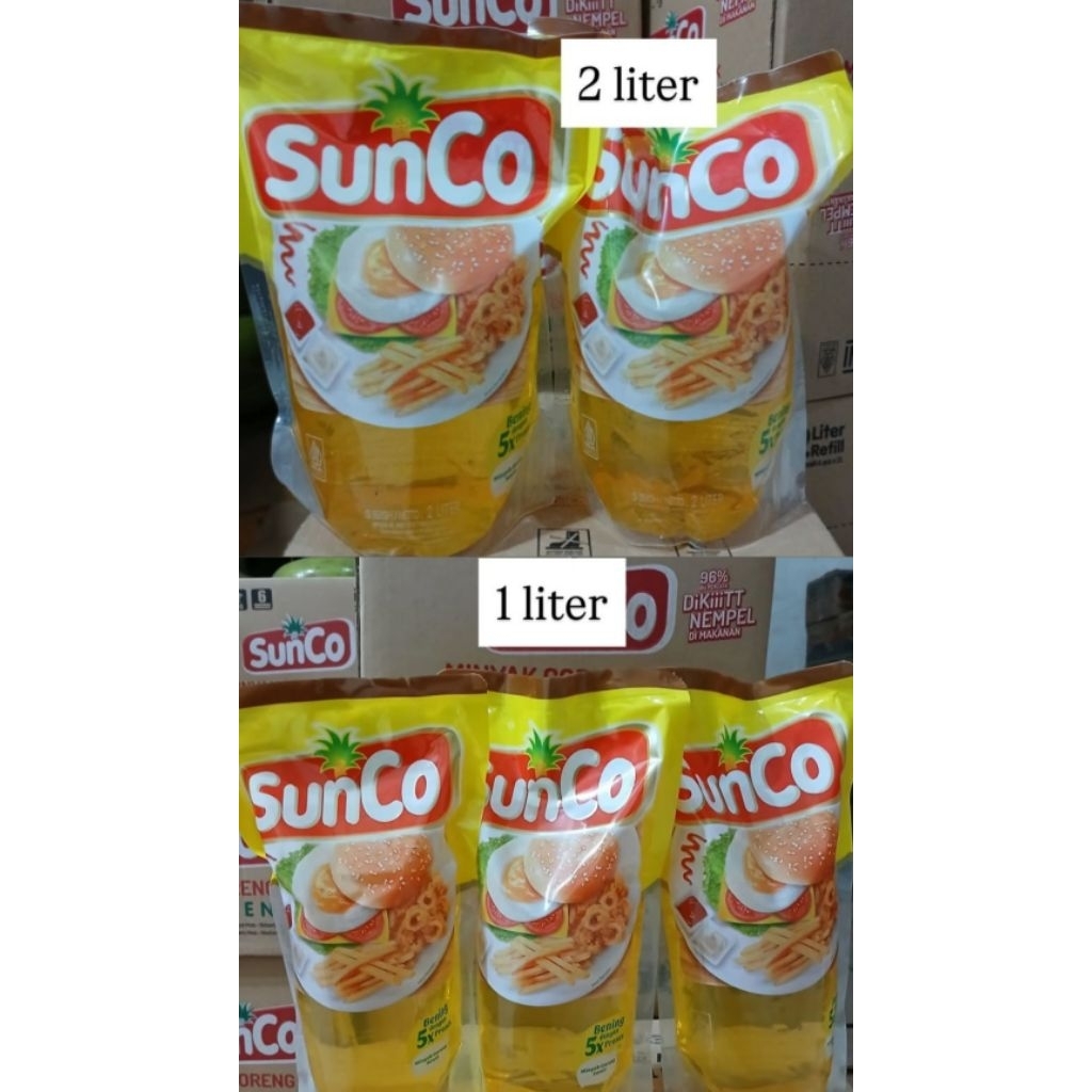

MINYAK SUNCO REFILL 2LITER DAN 1LITER