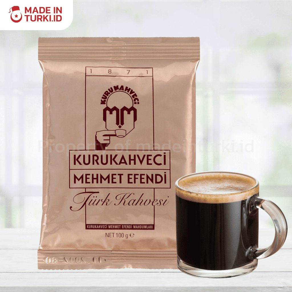 

Kurukahveci Mehmet Efendi 100gr - Kopi Arabica Turki 100% Original madeinturki.id
