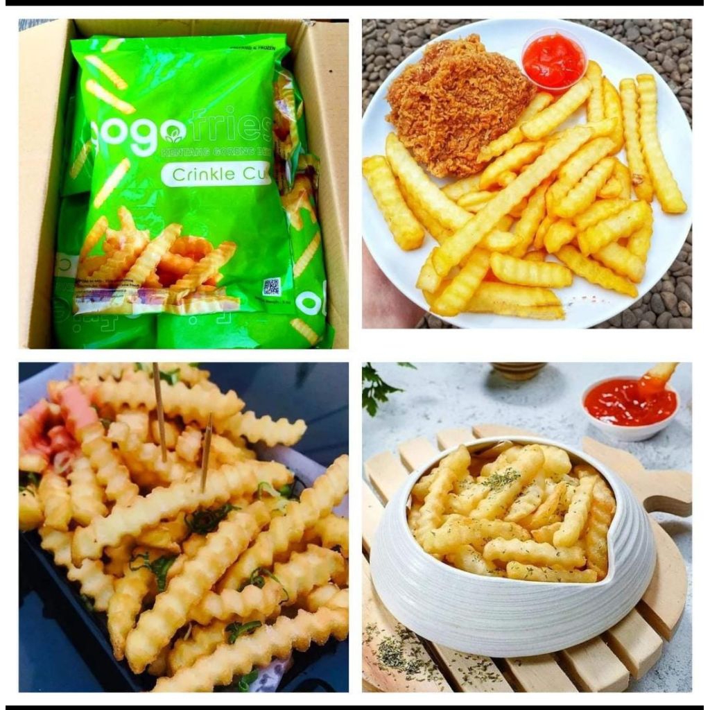 

kentang gogo cringkle cut