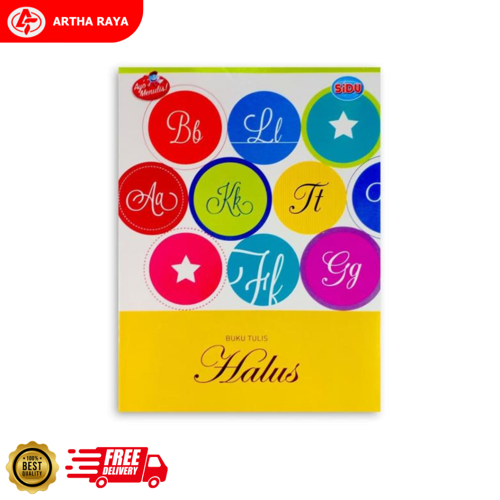 

BUKU TULIS HALUS KASAR SIDU 38 LEMBAR [1 PACK ISI 10 PCS]