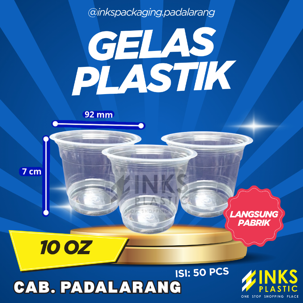 GELAS PLASTIK 10 OZ
