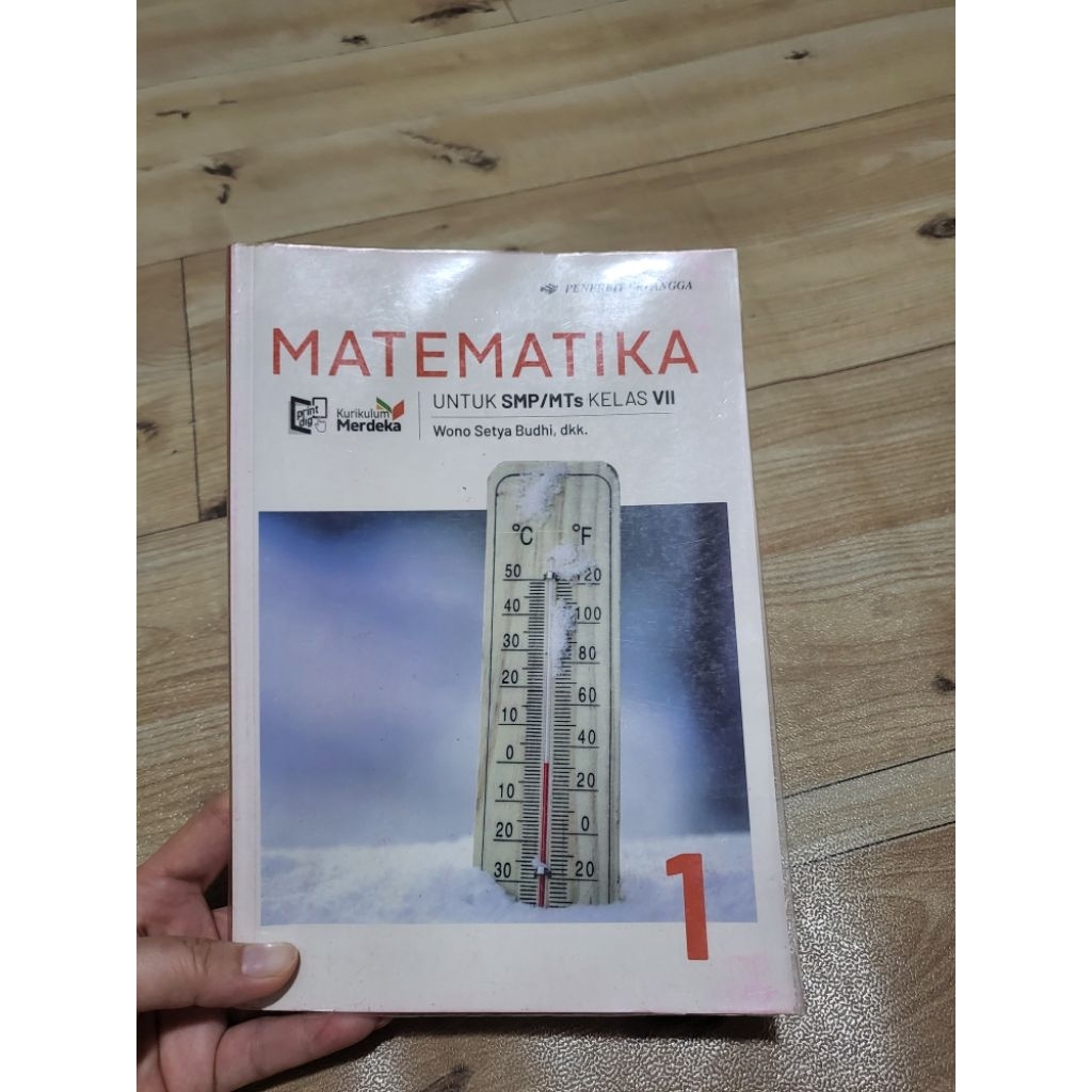 buku bekas matematika erlangga kurikulum merdeka kelas 7