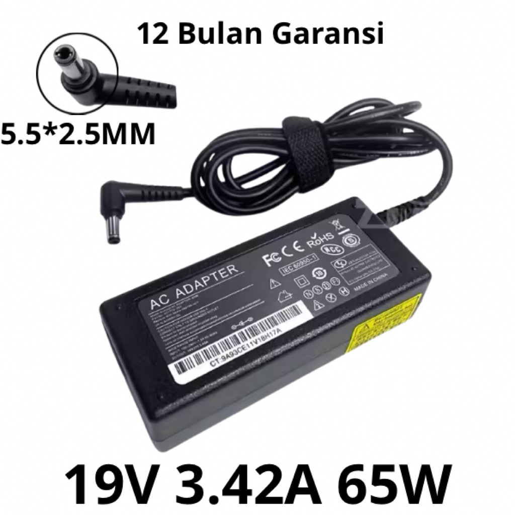 Adaptor Charger Laptop Toshiba dynabook R732 R734 R731 R730 R741 65W