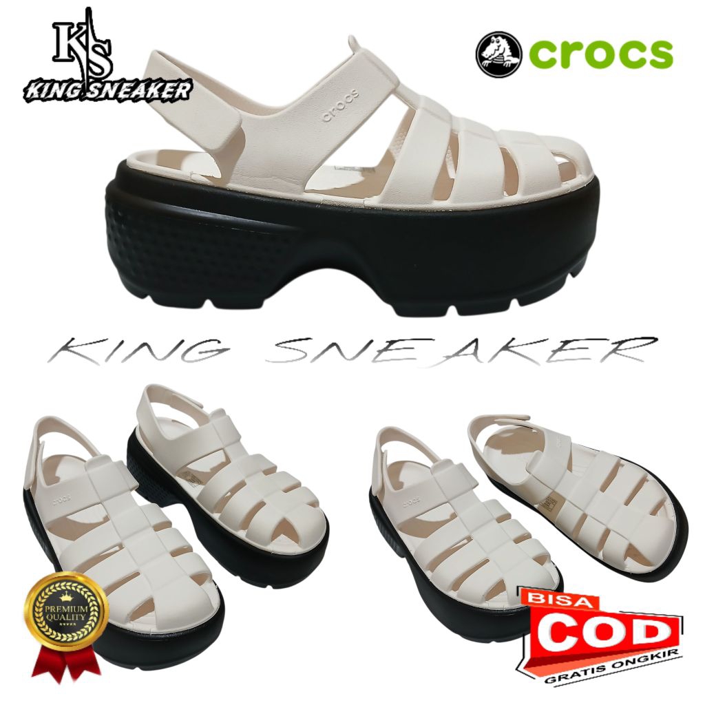 SANDAL CROCS FISHERMAN WOMEN / SANDAL CROCS FISHERMAN / SANDAL CROCS WANITA / SANDAL WANITA / SANDAL