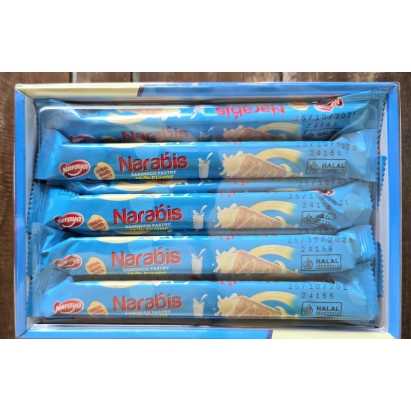 

[oddsolshop] pekanbaru/Naraya Narabis Cereal Based Snack Pastry Milk 360GR Sandwich Sereal Bar Susu