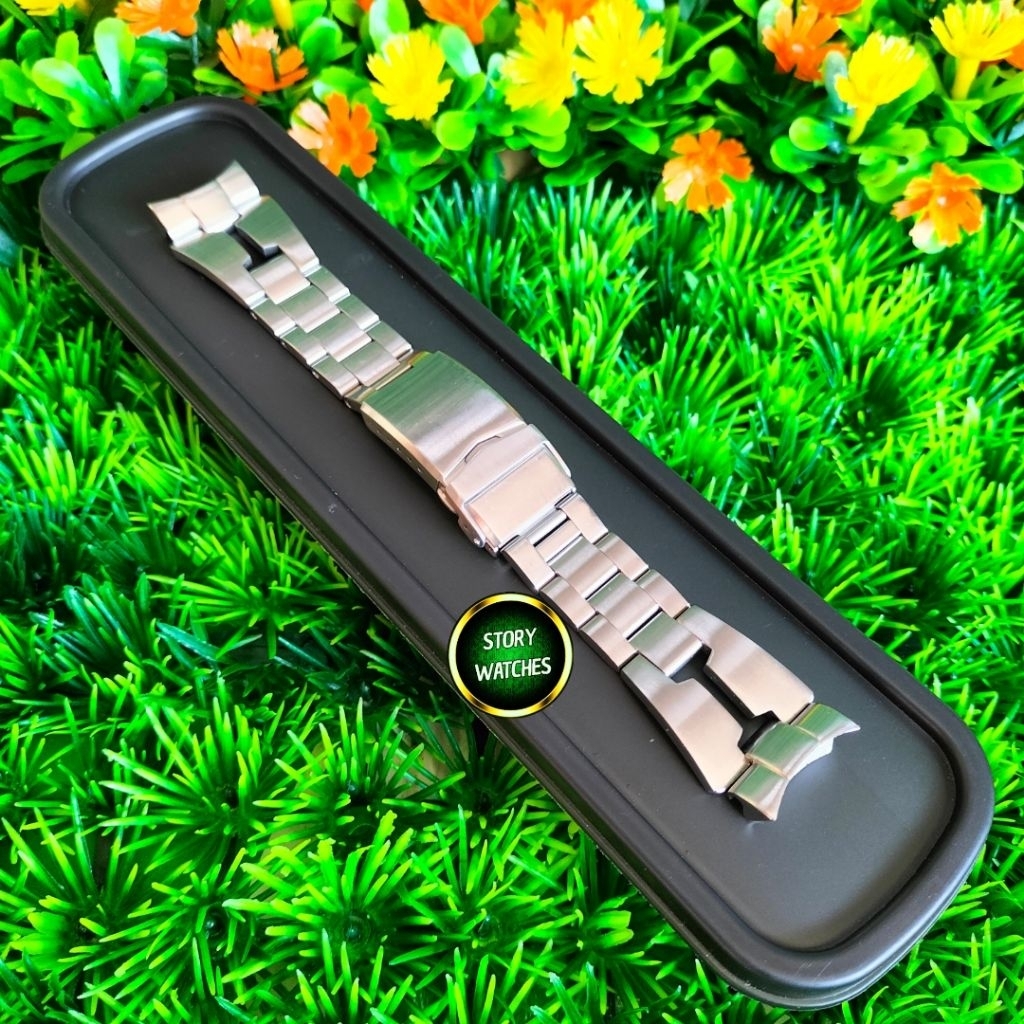 Rantai Bracelet Rubber Strap Tali Karet MILTAT Retro Razor Oyster SEIKO SKX007 5 Sports GMT Prospex 