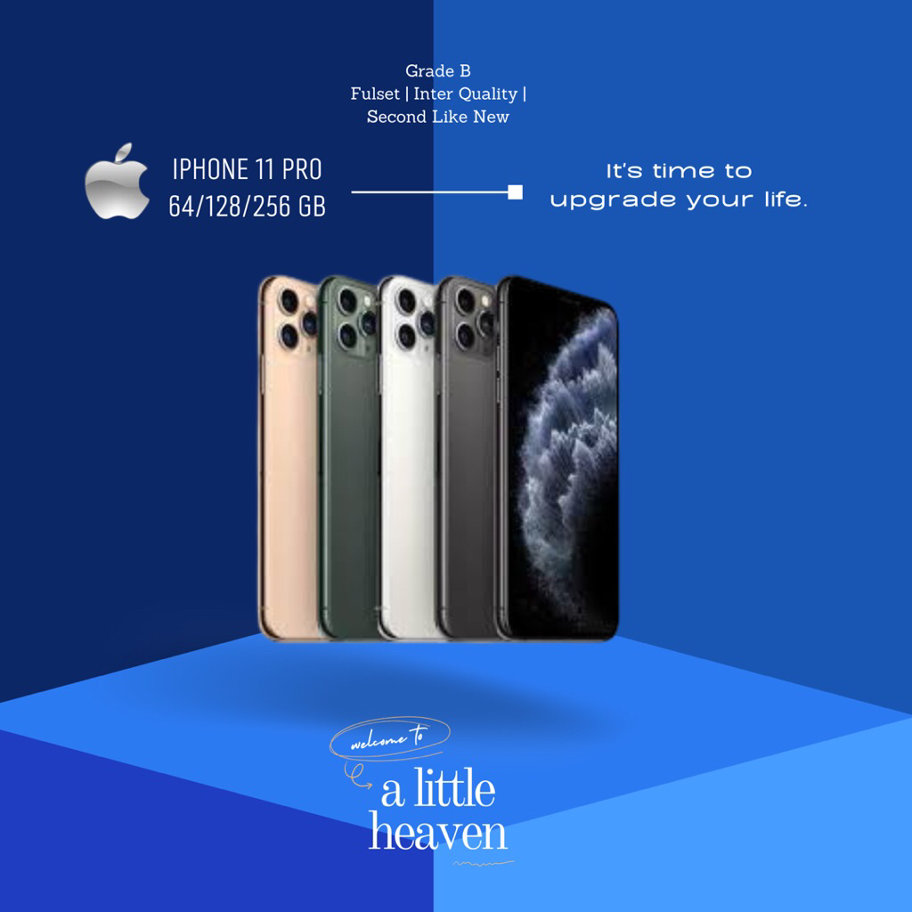 iPhone 11 Pro Original Second | Mulus Like New | Inter Quality | Aman & Terpercaya (Bukan Refurbishe