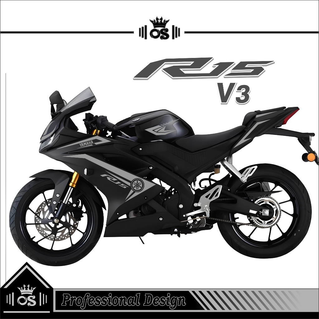 STRIPING R15 V3 / MTF 21 / STIKER CUTTING / STIKER MOTOR R15 / STIKER YAMAHA R15 V3/ STIKER / KEREN