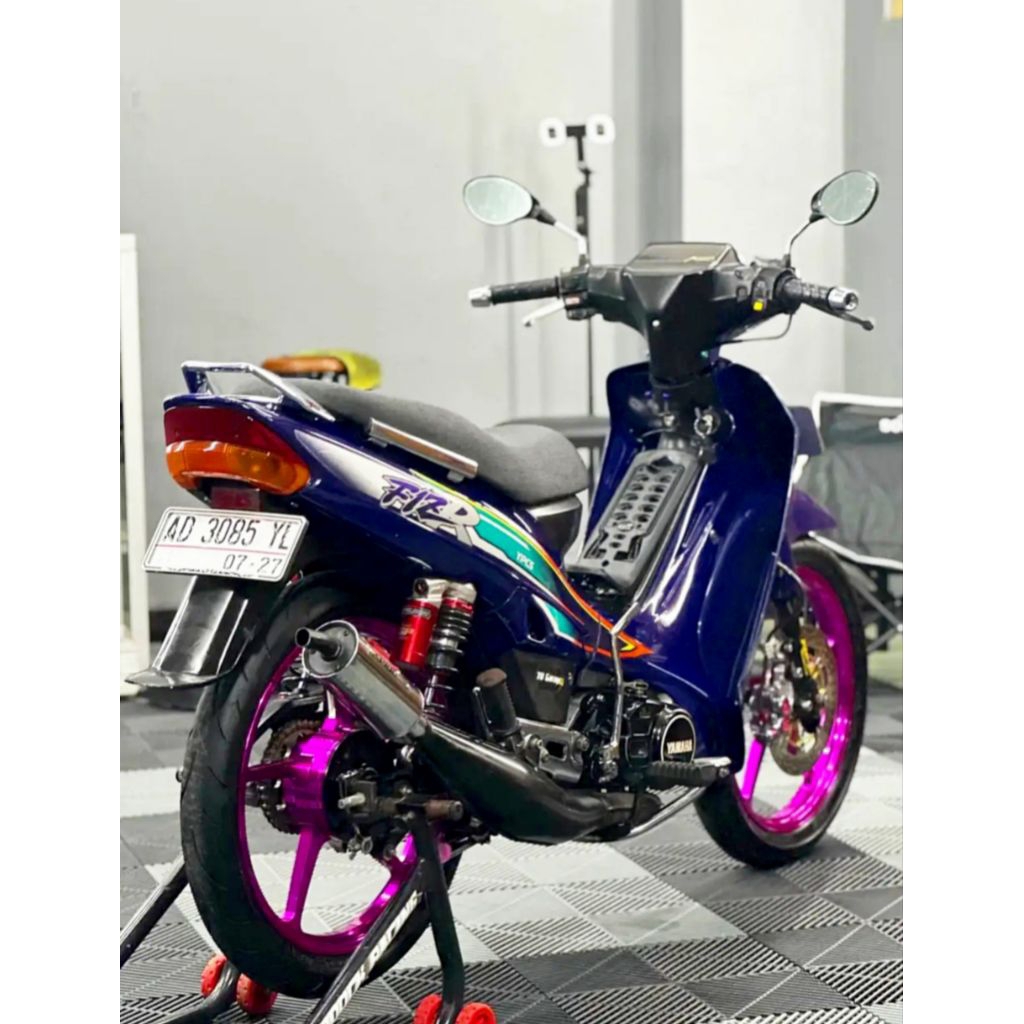 Striping Lis Sticker Standar ORI Yamaha Fiz R Fizr 1996 1997 1998 Biru Lis Hijau Stiker Fizr 97