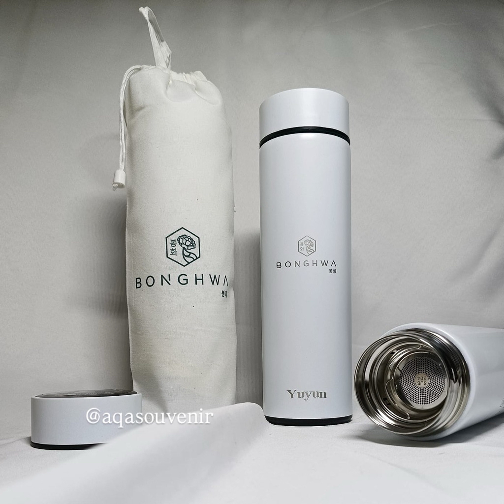 Souvenir Tumbler Stainless LED Sensor Custom / Souvenir Wedding / Souvenir pernikahan / Souvenir kan