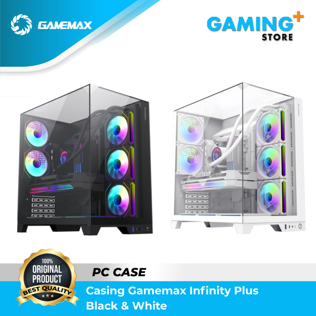 Gamemax Casing PC Infinity Plus ATX - PC Case